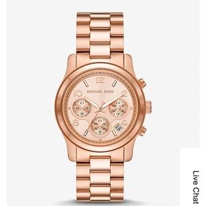 MICHAEL KORS Runway Rose Gold-Tone Watch